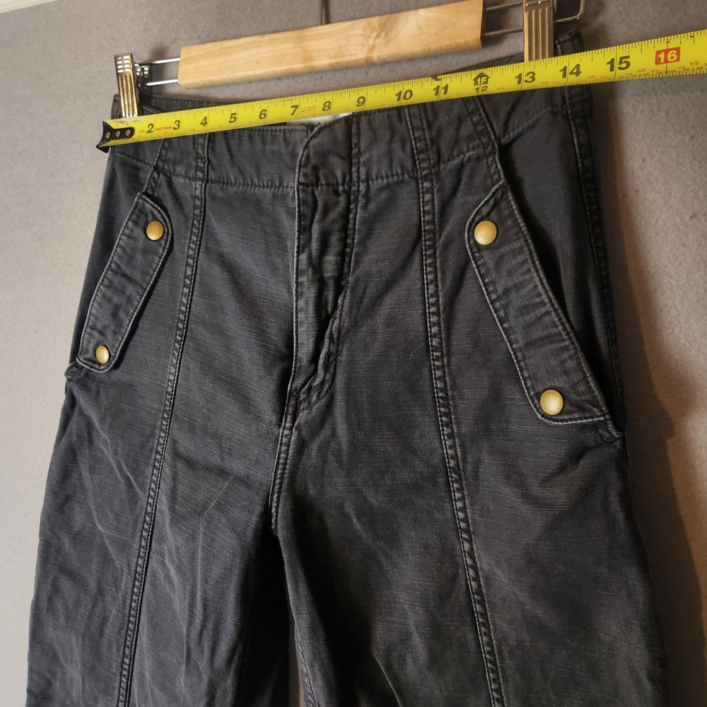 FRAME‎ Utility Barrel Pants Size 26 Charcoal Gray High Rise - Picture 6 of 10